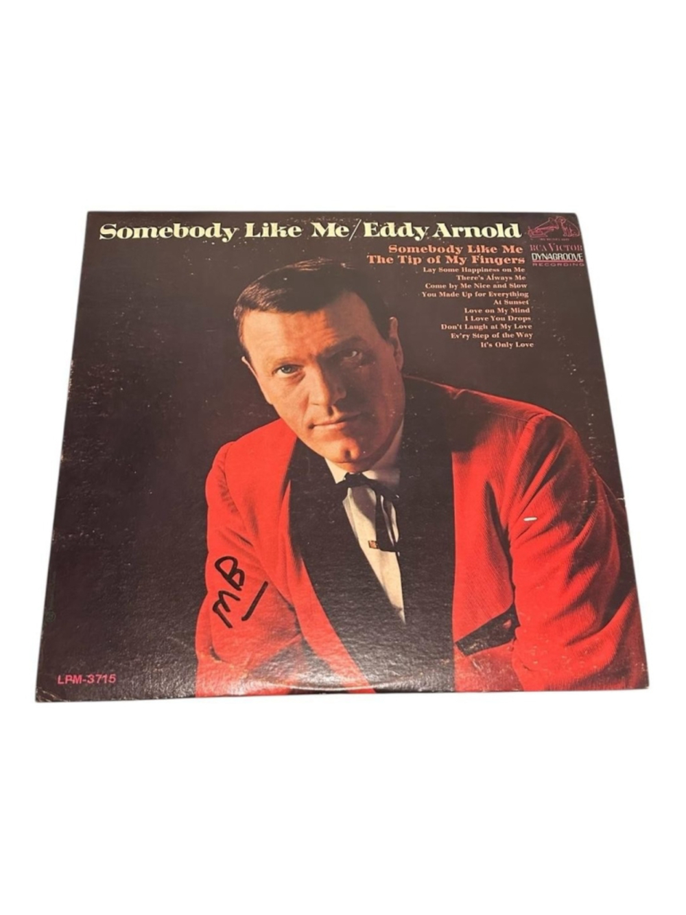 Vintage Eddy Arnold Vinyl LP Somebody Like Me RCA Victor Country Black Canada